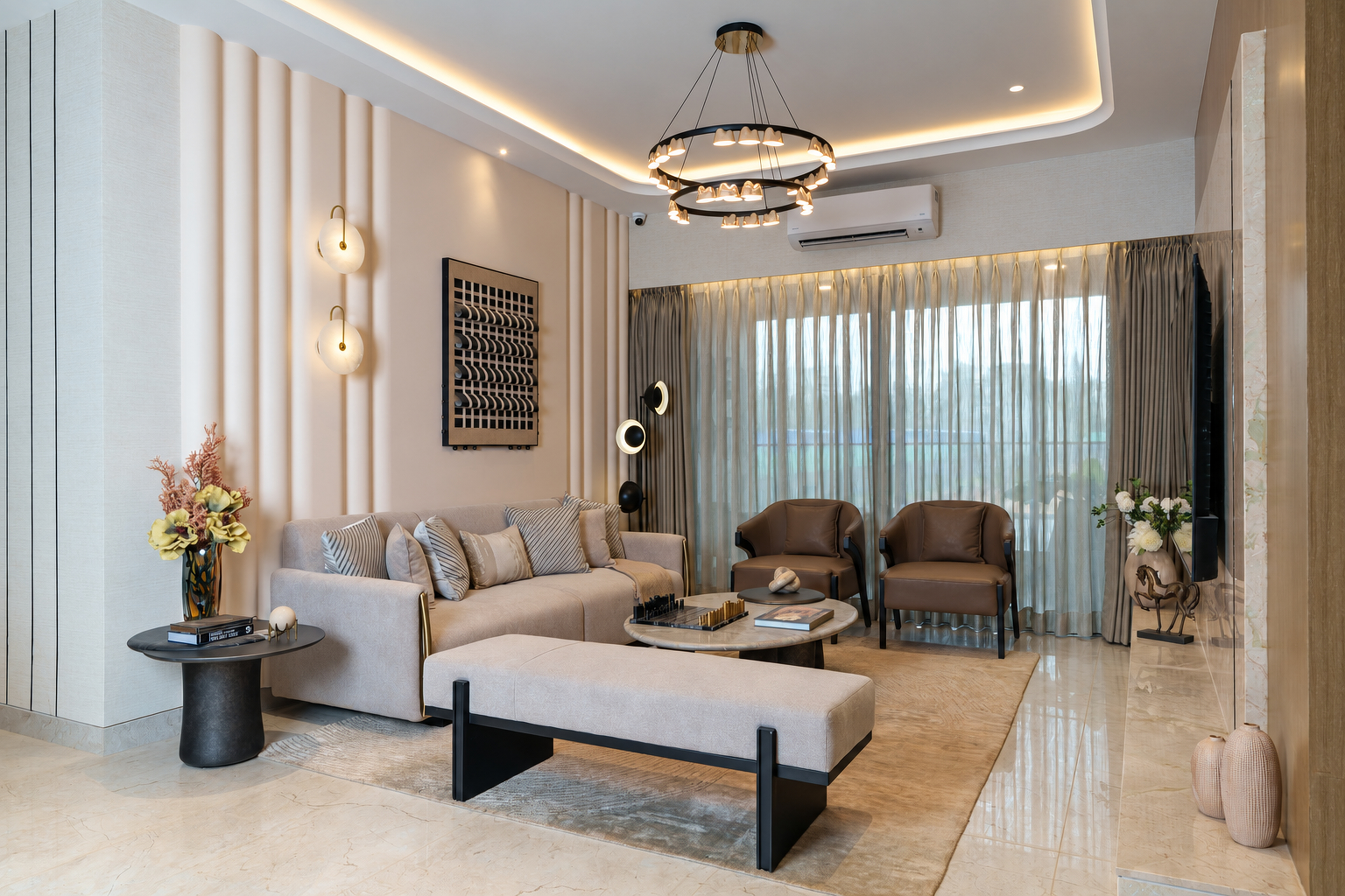 Elegant living room interior